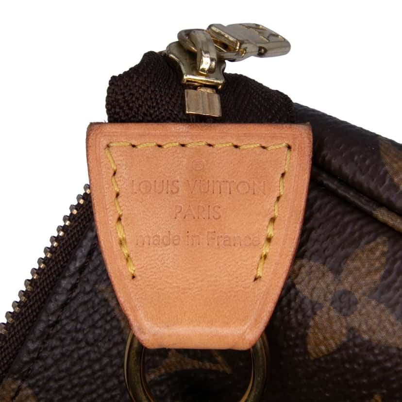 Louis Vuitton Monogram Mini Pochette Accessoires Brown Canvas Good condition - Box View