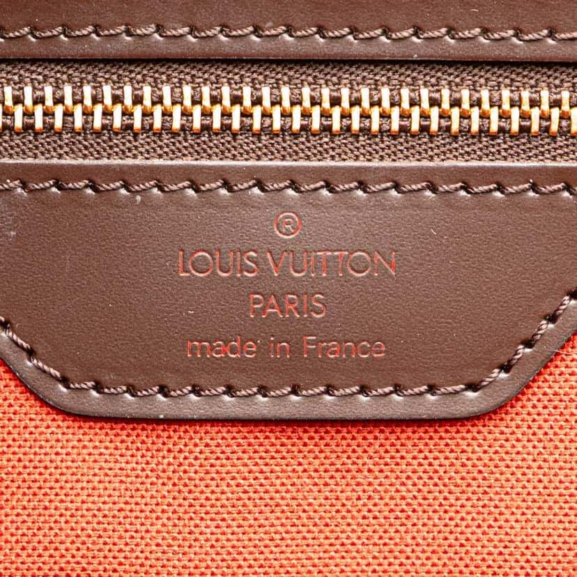 Louis Vuitton Damier Ebene Greenwich PM Brown Canvas Good condition - Box View
