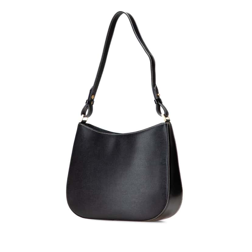 Burberry Leather Shoulder Bag Black Leather Good condition - Back View