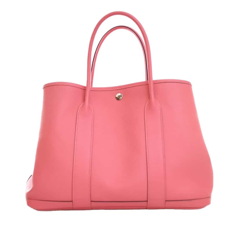 Hermès Epsom Garden Party 36 Pink Leather Good condition - Front View