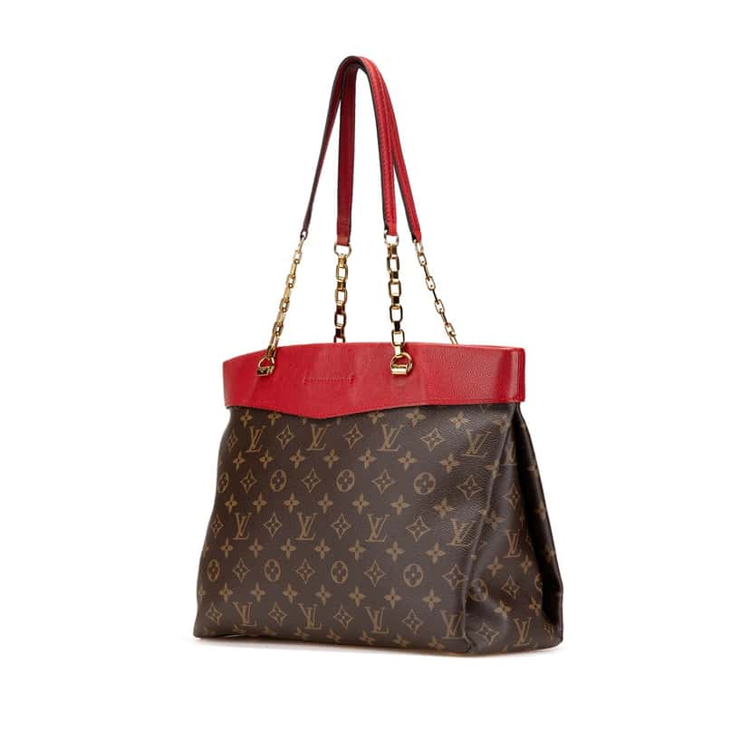 Louis Vuitton Monogram Pallas Shopper Brown Canvas Good condition - Back View