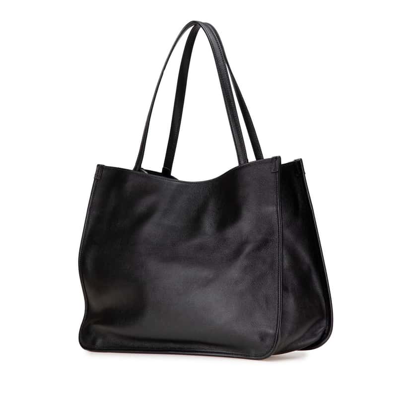 Gucci Medium Leather Horsebit 1955 Tote Black Leather Good condition - Back View