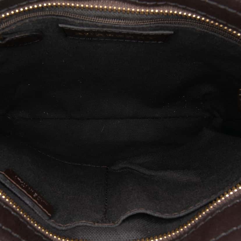 Burberry Medium Haymarket Check Coated Canvas Hartham Crossbody Brown Canvas Good condition - Model View