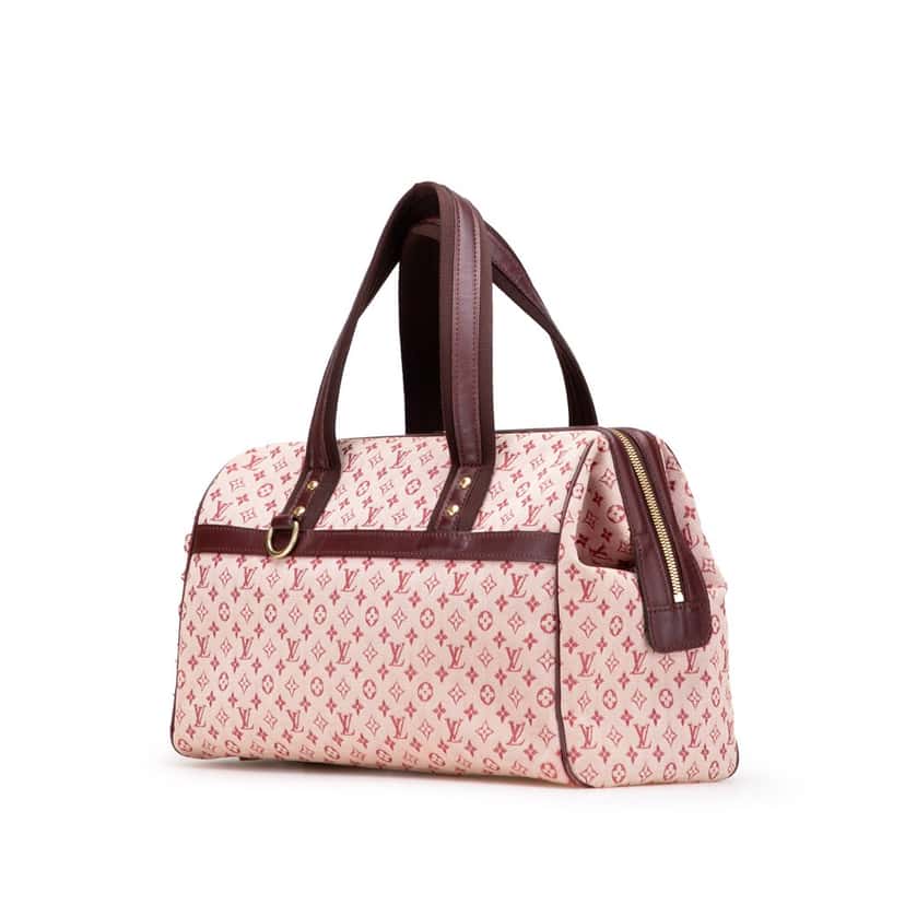 Louis Vuitton Monogram Mini Lin Josephine GM Red Canvas Fair condition - Back View