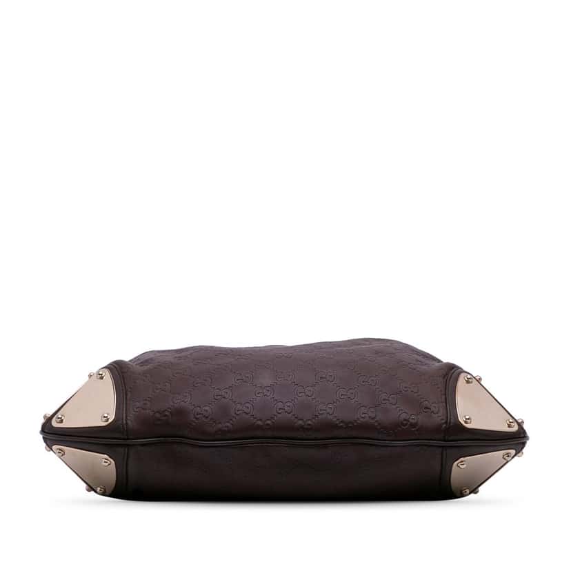 Gucci Guccissima Indy Hobo Brown Leather Good condition - Inside View