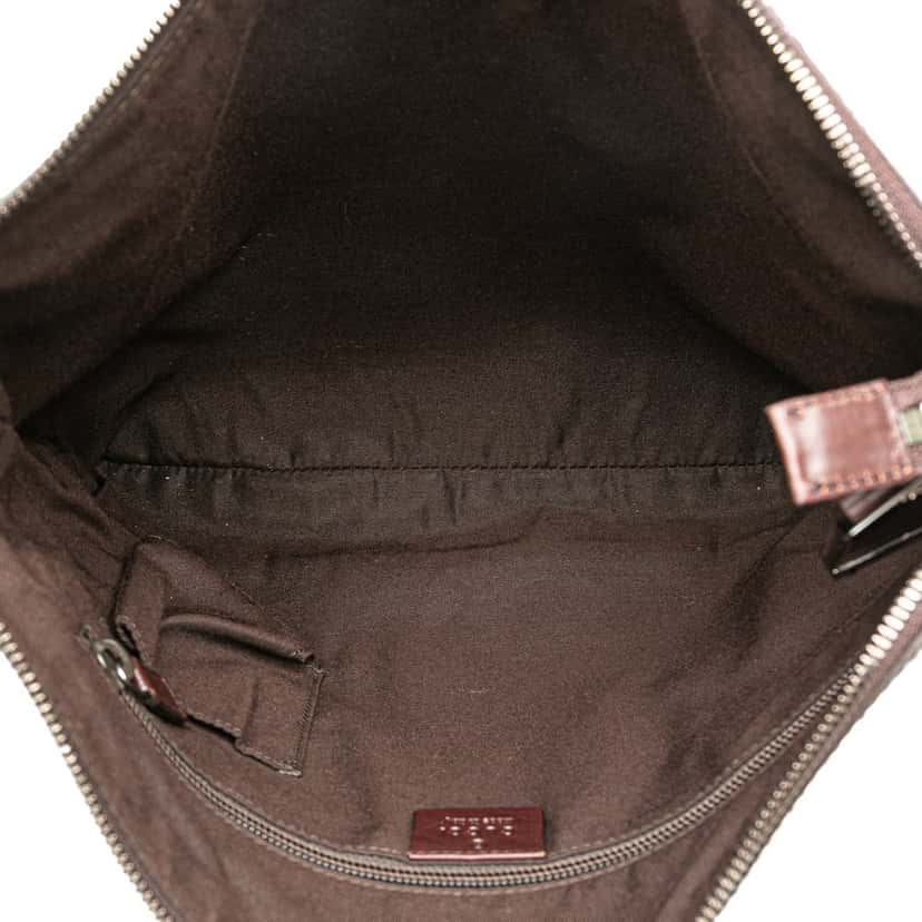 Gucci Guccissima Crossbody Brown Leather Good condition - Model View