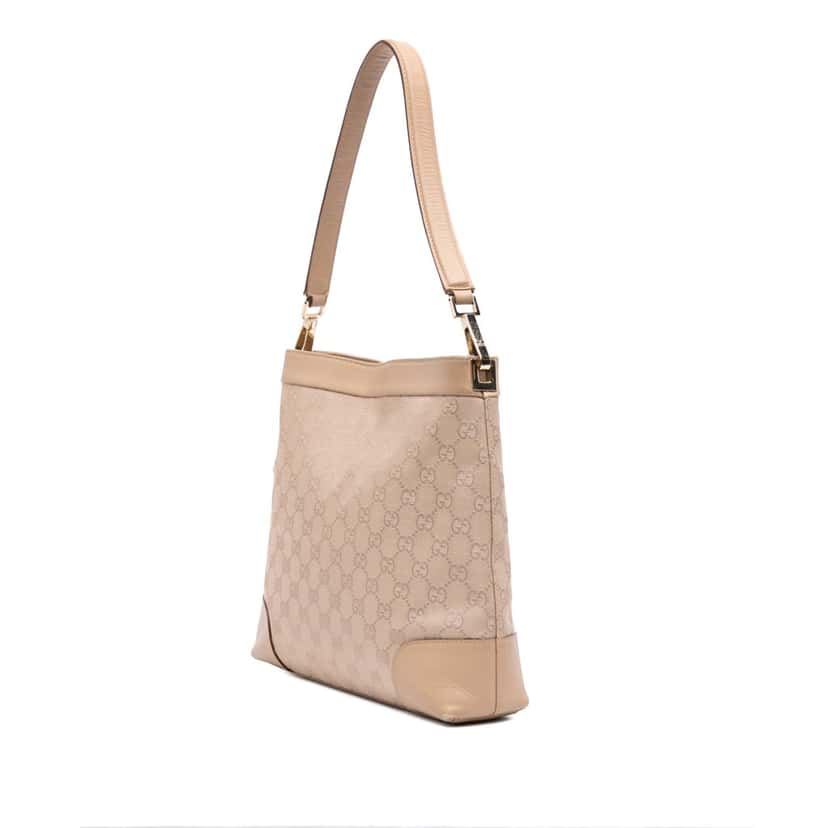 Gucci GG Canvas Shoulder Bag Brown Canvas Good condition - Back View