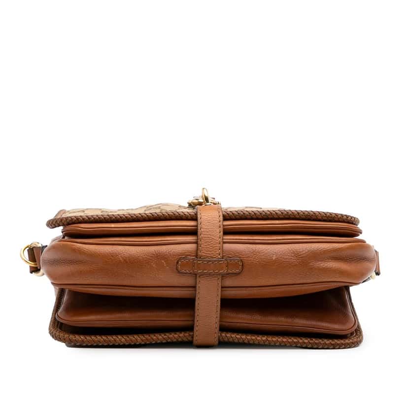 Gucci GG Canvas Marrakech Crossbody Brown Canvas Good condition - Inside View