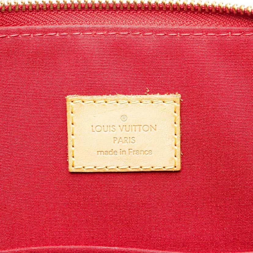 Louis Vuitton Monogram Vernis Bellevue GM Red Leather Good condition - Box View