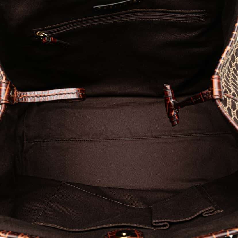 Celine Macadam Canvas Tote Brown Canvas Good condition - Model View