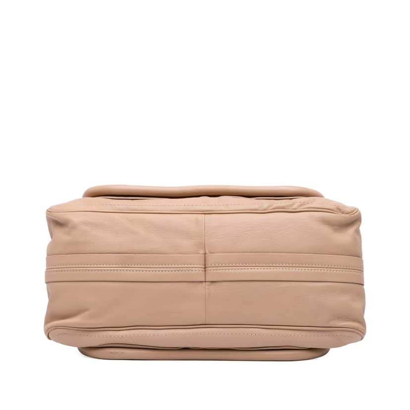 Chloé Medium Studded Leather Paraty Satchel Brown Leather Good condition - Inside View