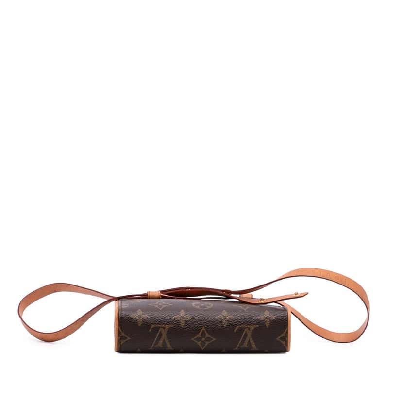 Louis Vuitton Monogram Pochette Florentine Brown Canvas Good condition - Inside View