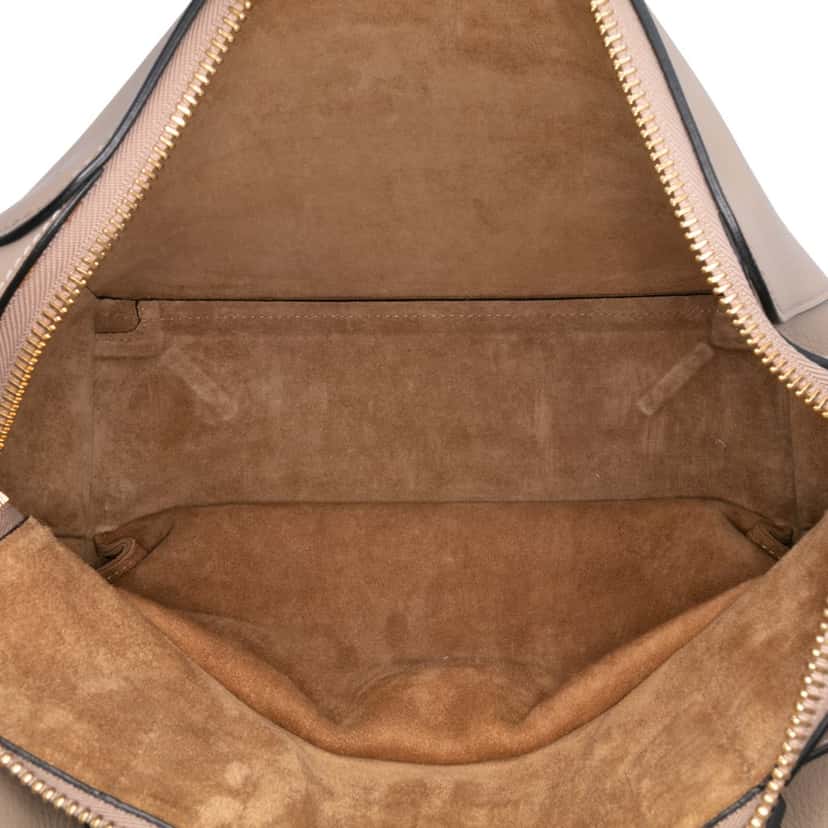 Loewe Anagram Leather Zipper Bag Brown Leather Good condition - Box View