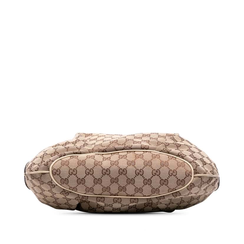 Gucci Medium GG Canvas Pelham Hobo Brown Canvas Good condition - Inside View