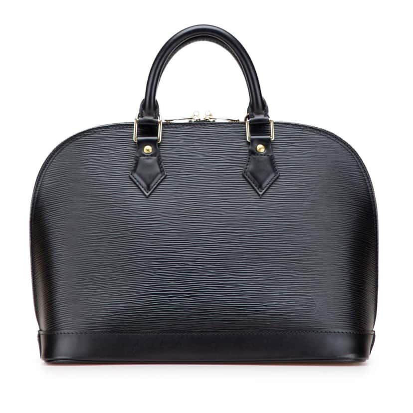 Louis Vuitton Epi Alma PM Black Leather Good condition - Front View