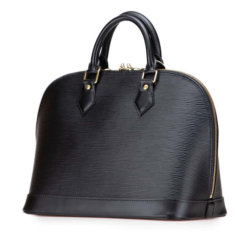 Louis Vuitton Epi Alma PM Black Leather Good condition - Back View