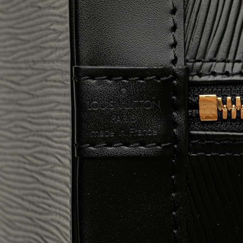 Louis Vuitton Epi Alma PM Black Leather Good condition - Box View