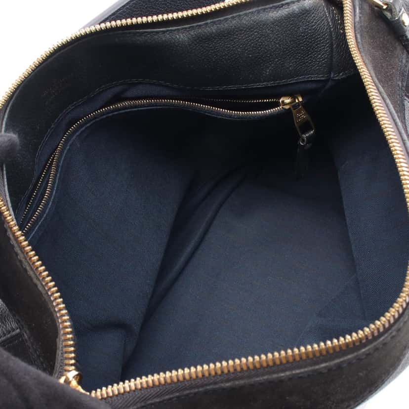 Louis Vuitton Monogram Empreinte Audacieuse MM Blue Leather Good condition - Inside View