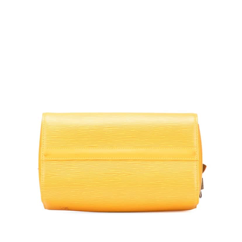 Louis Vuitton Epi Speedy 25 Yellow Leather Good condition - Inside View