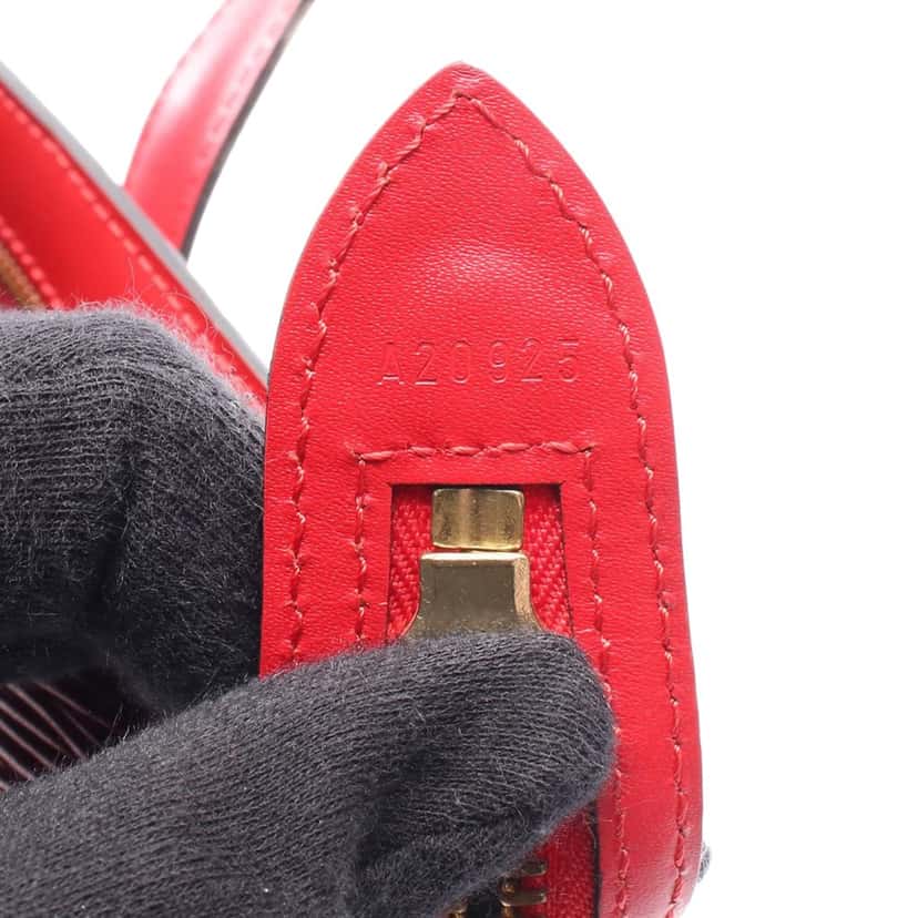 Louis Vuitton Epi Saint Jacques GM Long Strap Red Leather Good condition - Box View