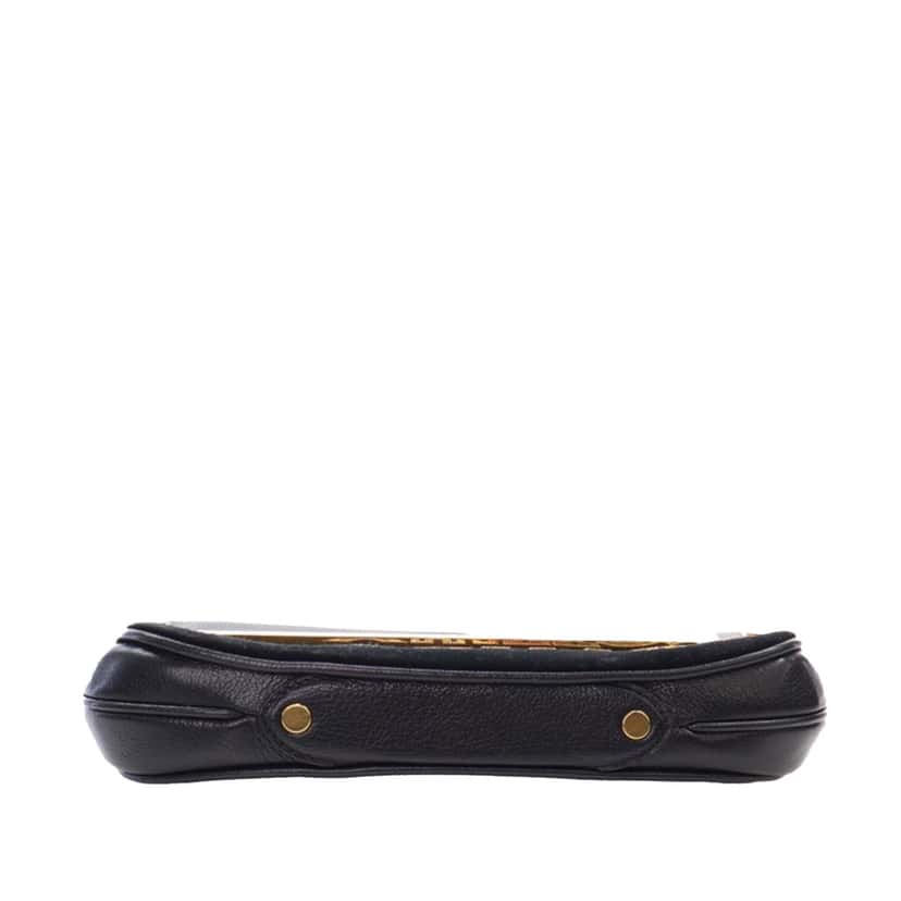 Louis Vuitton Suede and Goatskin Avant Garde Pochette Black Leather Good condition - Inside View