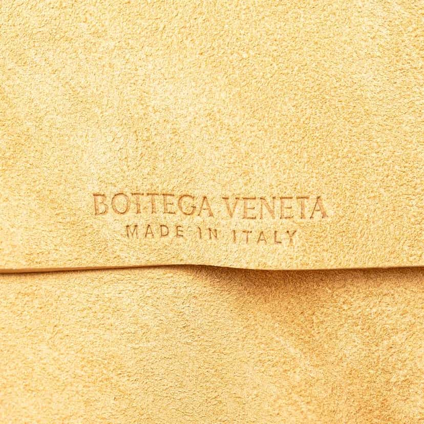 Bottega Veneta Maxi Suede Intrecciato Flower Basket Tote Brown Leather Good condition - Box View