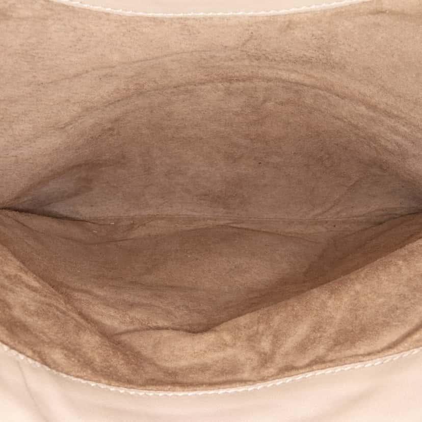Bottega Veneta Nappa Intrecciato Turn Lock Clutch Brown Leather Good condition - Model View