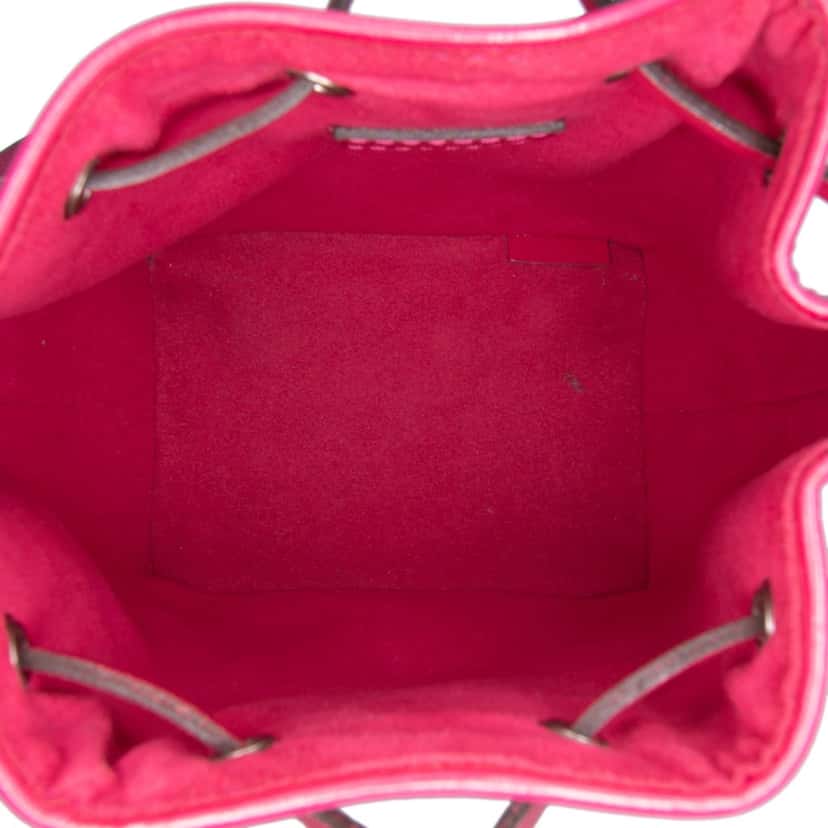 Louis Vuitton Epi Nano Noe Pink Leather Good condition - Model View