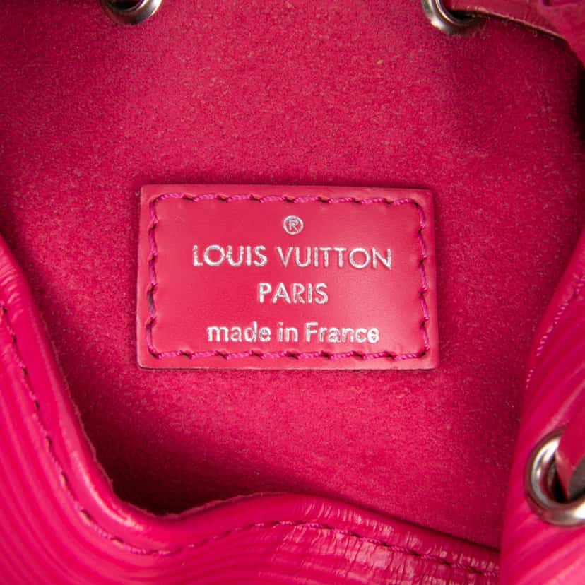 Louis Vuitton Epi Nano Noe Pink Leather Good condition - Box View