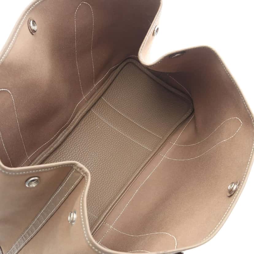 Hermès Toile and Negonda Garden Party 39 Brown Canvas Good condition - Inside View