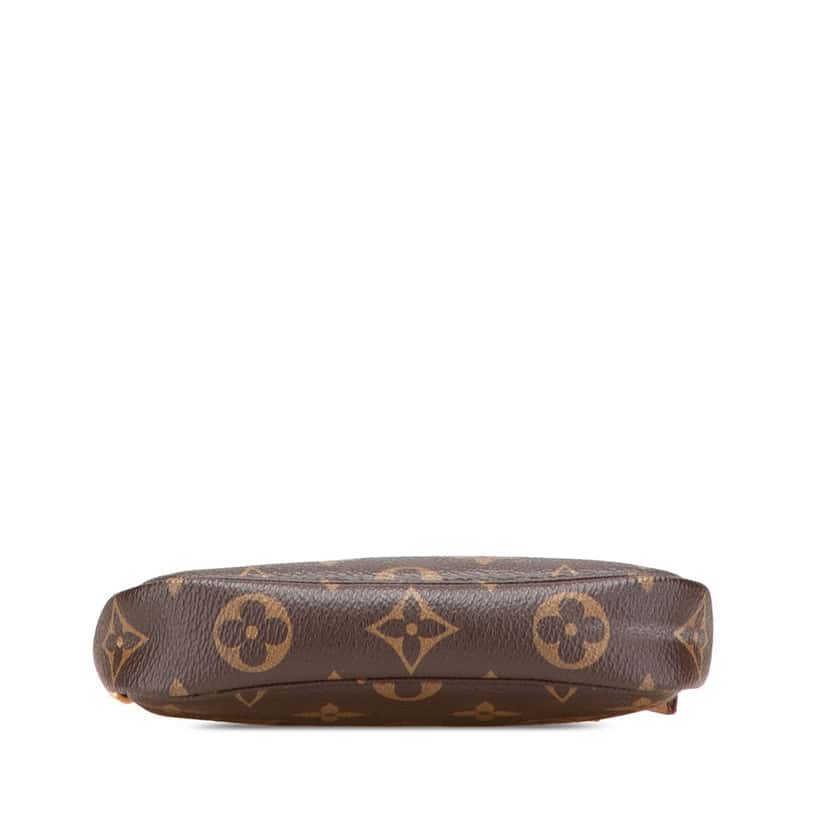 Louis Vuitton Monogram Mini Pochette Accessoires Brown Canvas Very good condition - Inside View