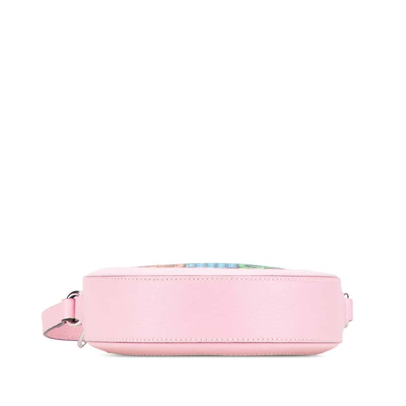 Gucci GG Supreme Psychedelic Round Crossbody Pink Canvas Good condition - Inside View