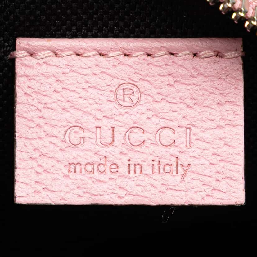 Gucci GG Supreme Psychedelic Round Crossbody Pink Canvas Good condition - Box View