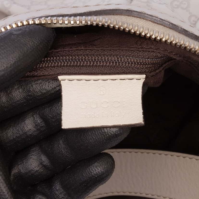 Gucci Guccissima Sukey Shoulder Bag Brown Leather Good condition - Box View