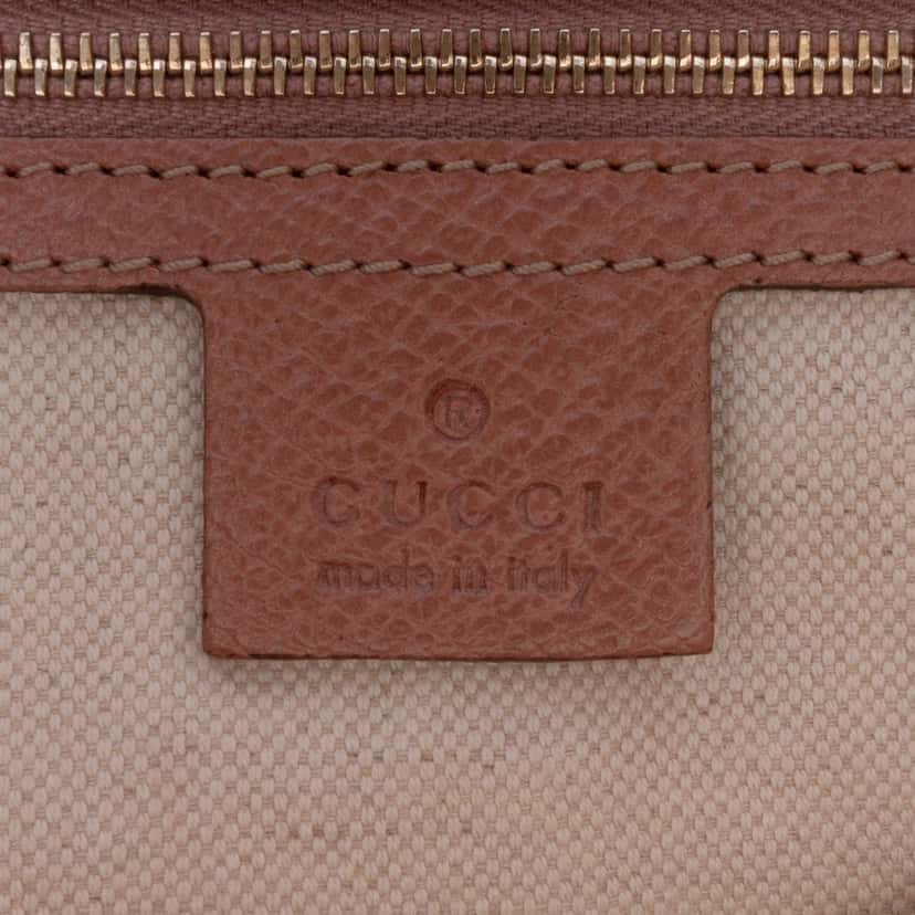 Gucci Medium GG Canvas Bree Satchel Brown Canvas Good condition - Box View