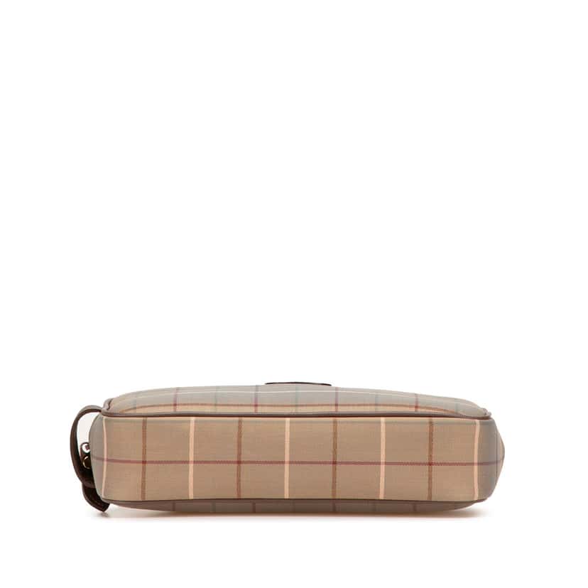 Burberry Vintage Check Canvas Clutch Brown Canvas Good condition - Inside View