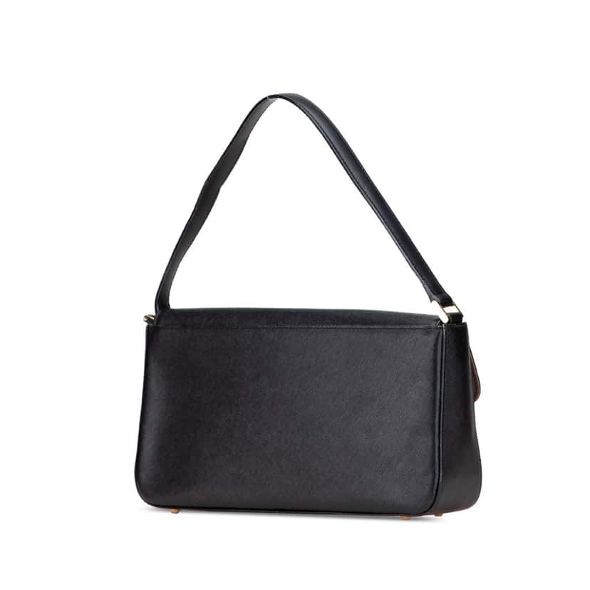 Burberry Leather Shoulder Bag Black Leather Good condition - Back View