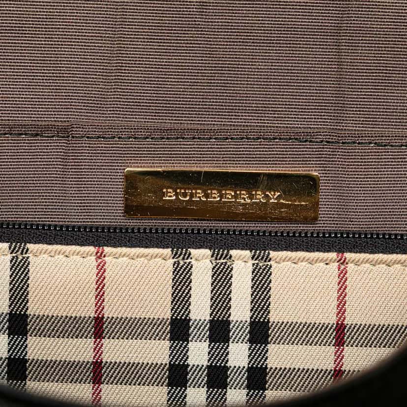 Burberry Leather Shoulder Bag Black Leather Good condition - Box View