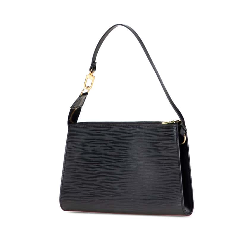 Louis Vuitton Epi Pochette Accessoires Black Leather Good condition - Back View