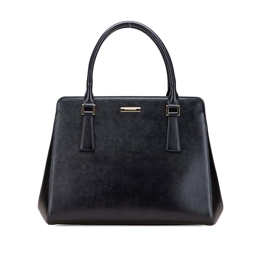 Burberry Leather Tote Black Leather Good condition - Front View