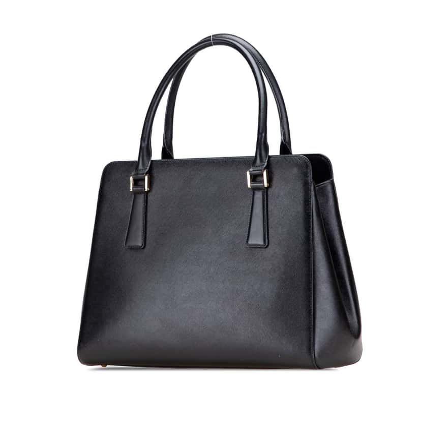 Burberry Leather Tote Black Leather Good condition - Back View