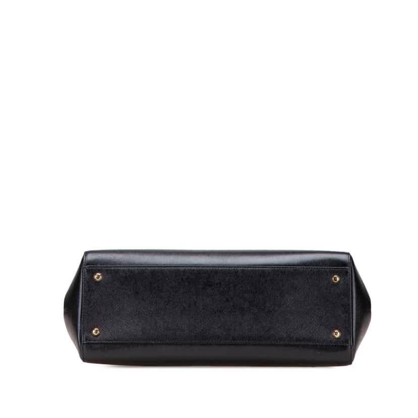 Burberry Leather Tote Black Leather Good condition - Inside View