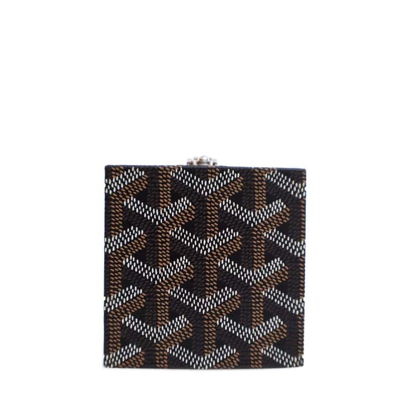 Goyard Goyardine Regence Trunk Black Canvas Good condition - Inside View