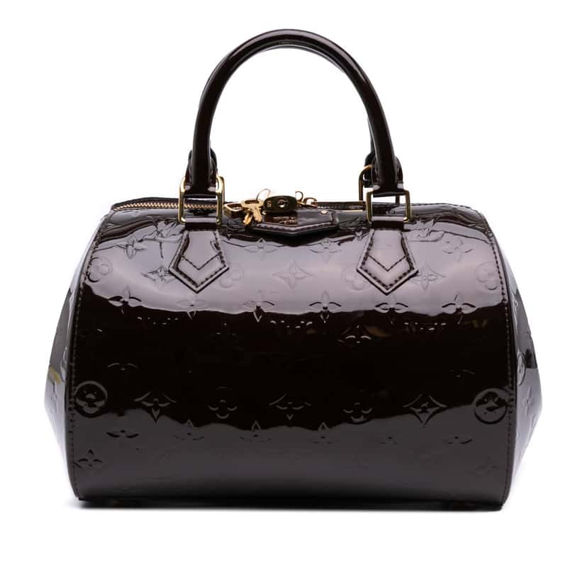 Louis Vuitton Monogram Vernis Montana Purple Leather Good condition - Front View