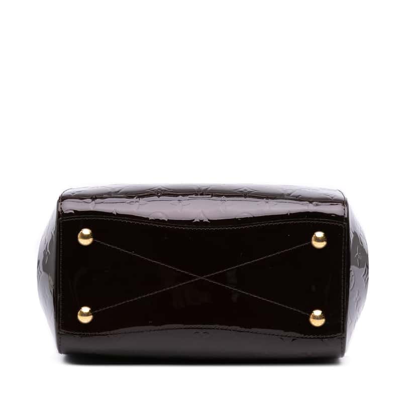 Louis Vuitton Monogram Vernis Montana Purple Leather Good condition - Inside View