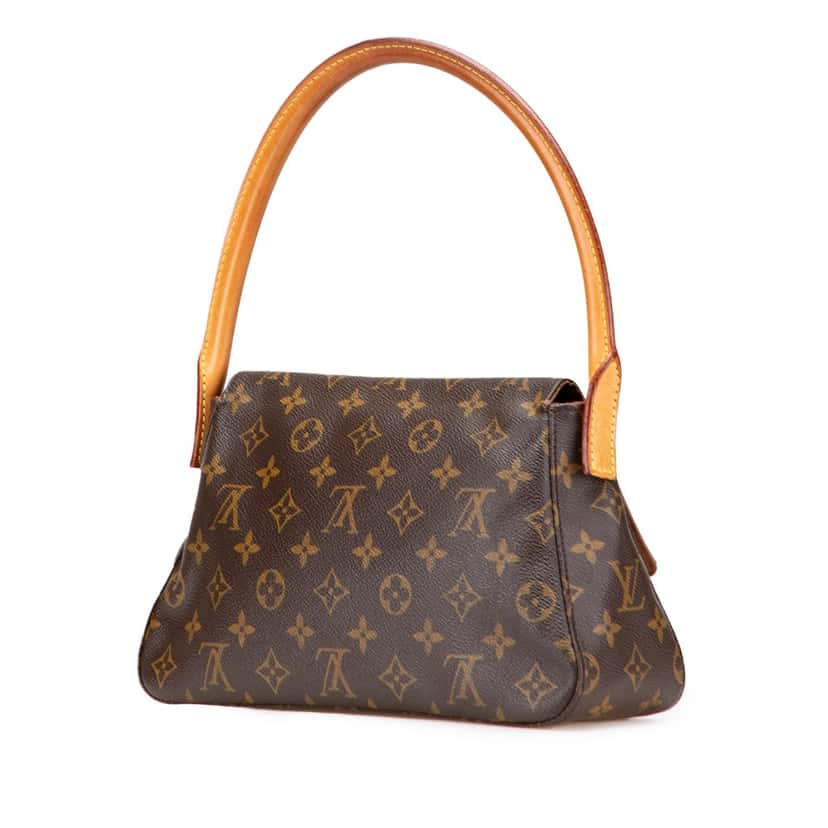 Louis Vuitton Monogram Mini Looping Brown Canvas Good condition - Back View