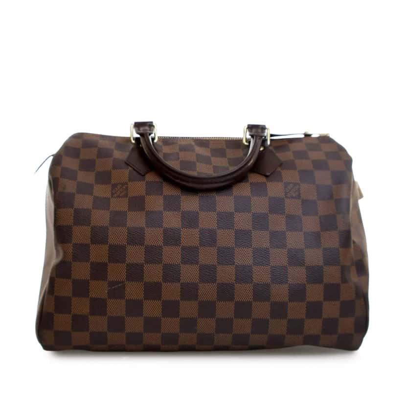 Louis Vuitton Damier Ebene Speedy 30 Brown Canvas Good condition - Model View