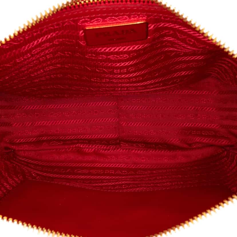 Prada Bicolor Saffiano Vernice Satchel Red Leather Good condition - Model View