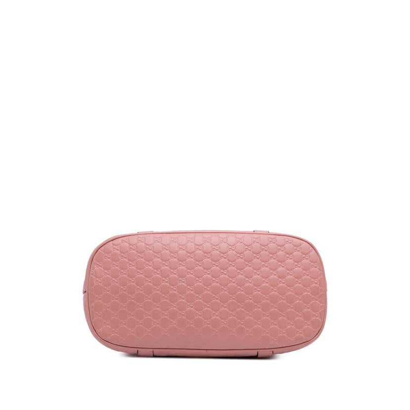 Gucci Mini Microguccissima Dome Satchel Pink Leather Good condition - Inside View