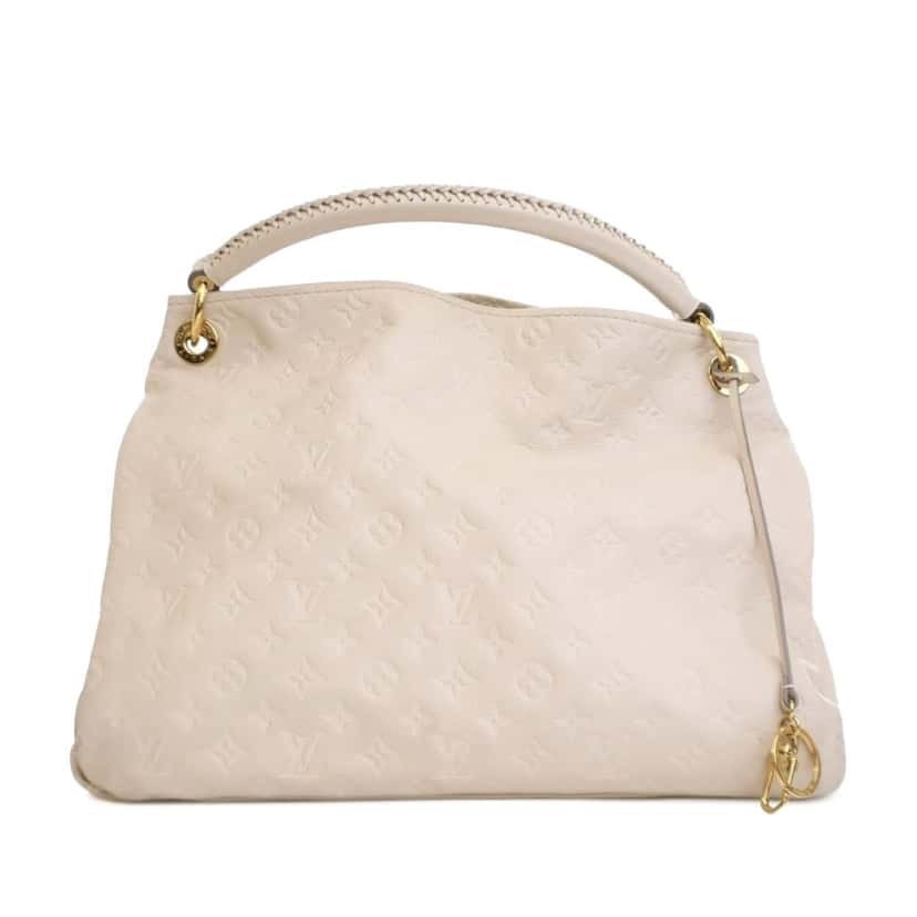 Louis Vuitton Monogram Empreinte Artsy MM White Leather Good condition - Front View